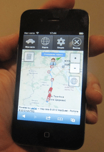програма відстеження GPS трекерів для Андроїд і Ipad/iPhone
